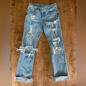 Ripped Levi’s 501!!!